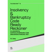 Taxmann's Insolvency and Bankruptcy Code Ready Reckoner 2021 by V. S. Datey